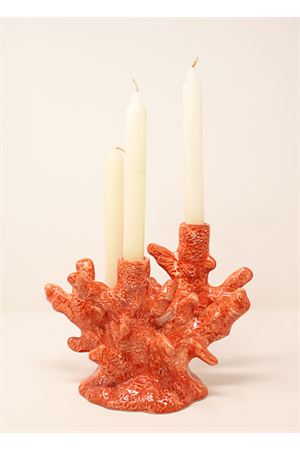 candeliere a forma di corallo rosso L'Oasi ceramiche | CANDELIERECORPICCROSSO